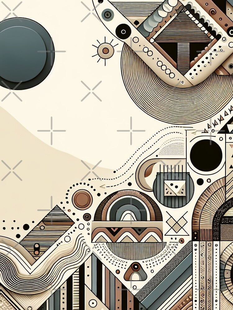 Boho Abstract Background - 17 by Acabee