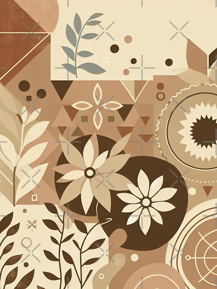 Boho Abstract Background - 05 by Acabee
