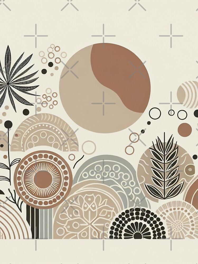 Boho Abstract Background - 19 by Acabee