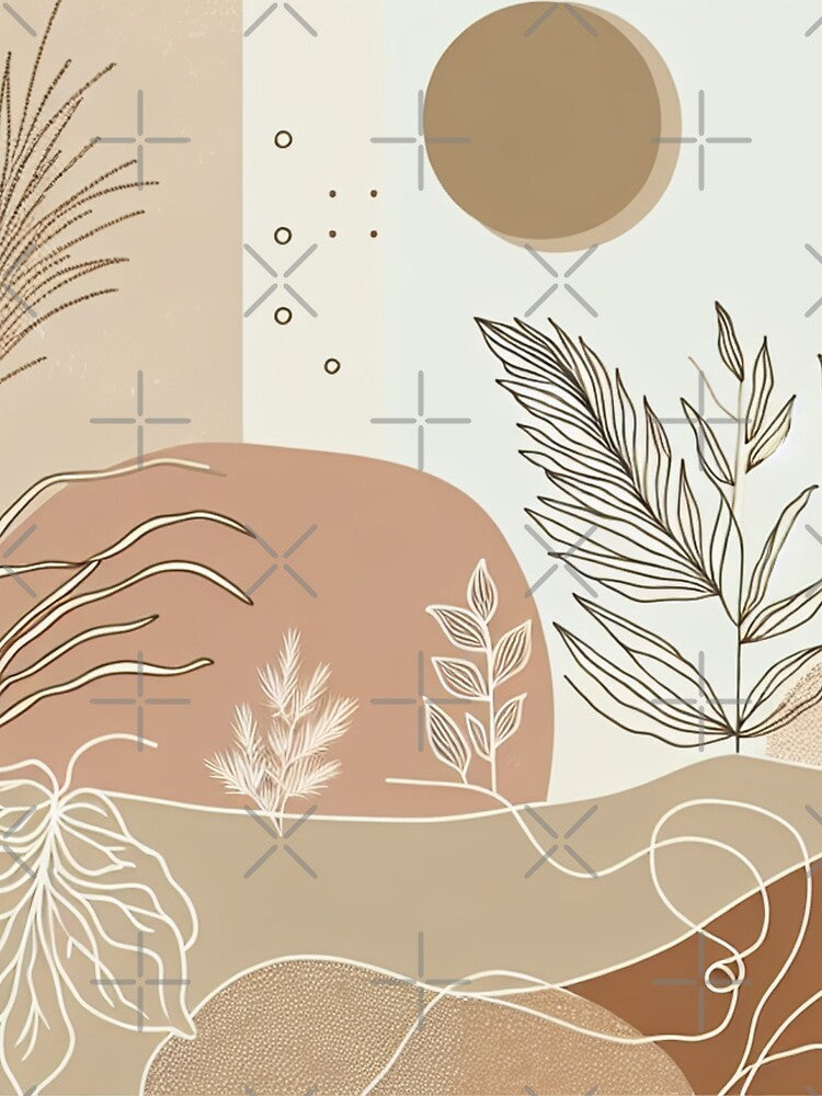 Boho Abstract Background - 33 by Acabee