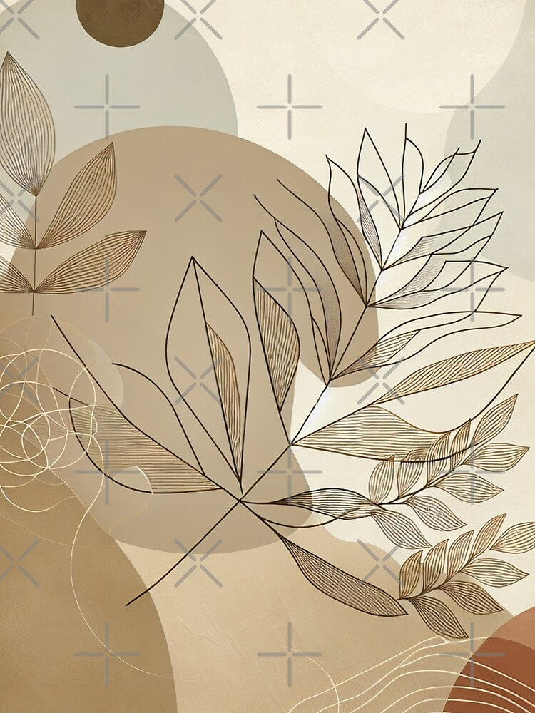 Boho Abstract Background - 02 by Acabee