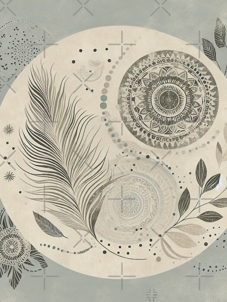 Boho Abstract Background - 24 by Acabee