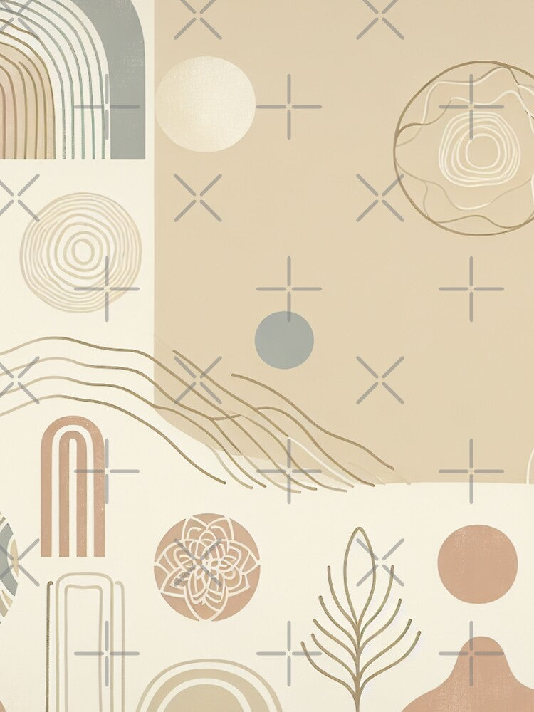 Boho Abstract Background - 20 by Acabee