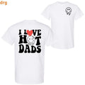 Funny I Love Hot Dads Humor Cute Popular Trending Retro Short Sleeve Top T-Shirts