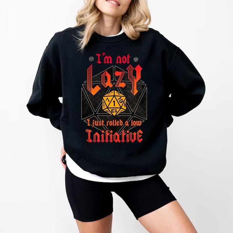 I'M Not Lazy DnD Dungeons Dragons Shirt Dungeon Master D20 Shirt RPG Shirt Nat 1 T-Shirts