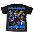 "Kobe" Blue Vintage Bootleg Menswear Top T-Shirts