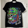 Penacho Quetzacoalt Y Shirt Black Cotton T-Shirts
