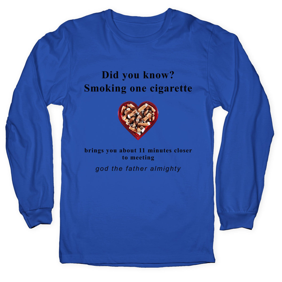 Smoking Cigs Longsleeve Tee