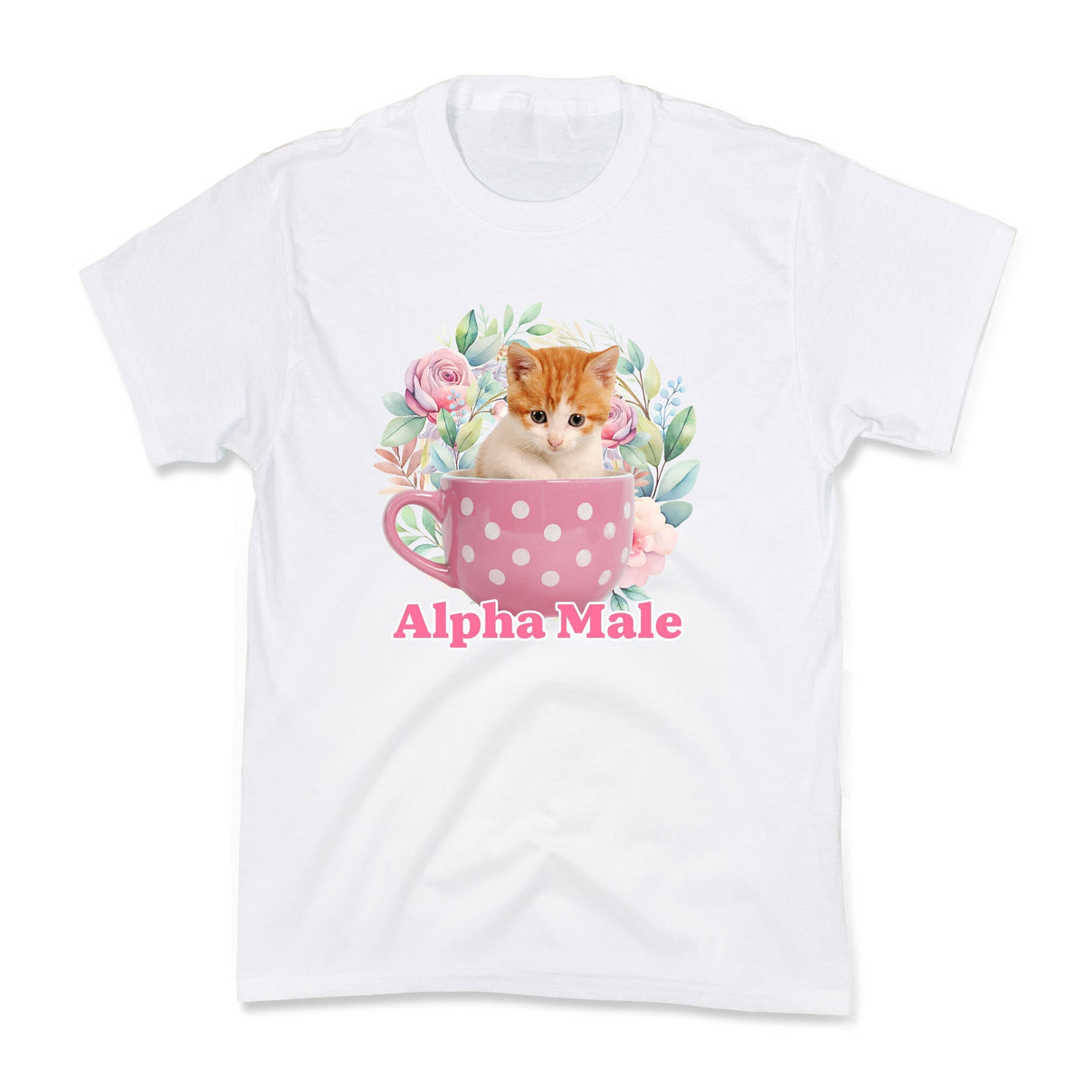 Alpha Male Kitten Kids Tee
