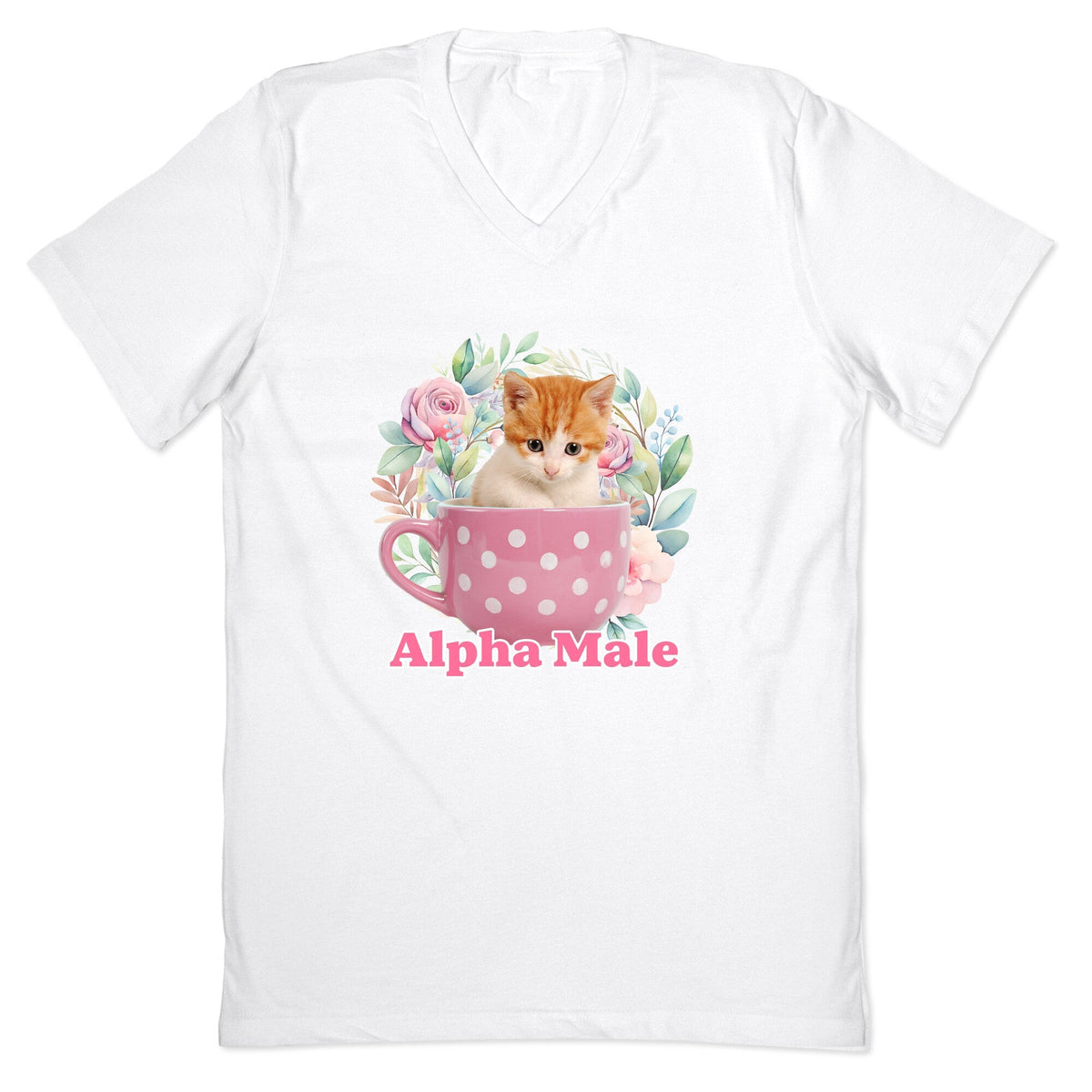 Alpha Male Kitten V-Neck