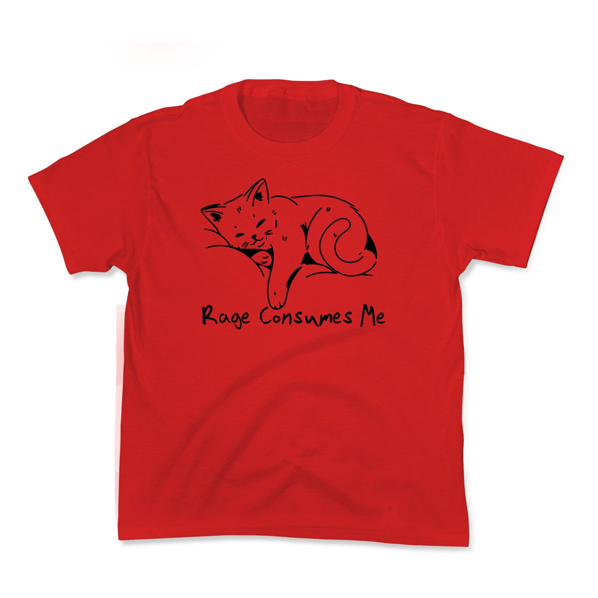 Rage Consumes Me Kitten Kids Tee