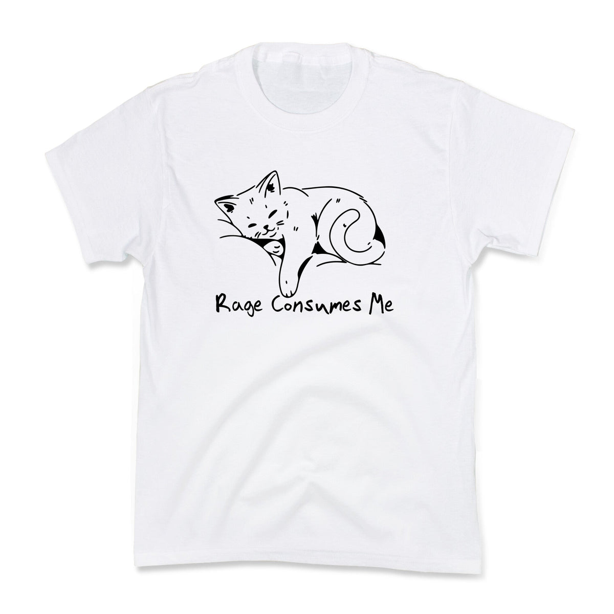Rage Consumes Me Kitten Kids Tee