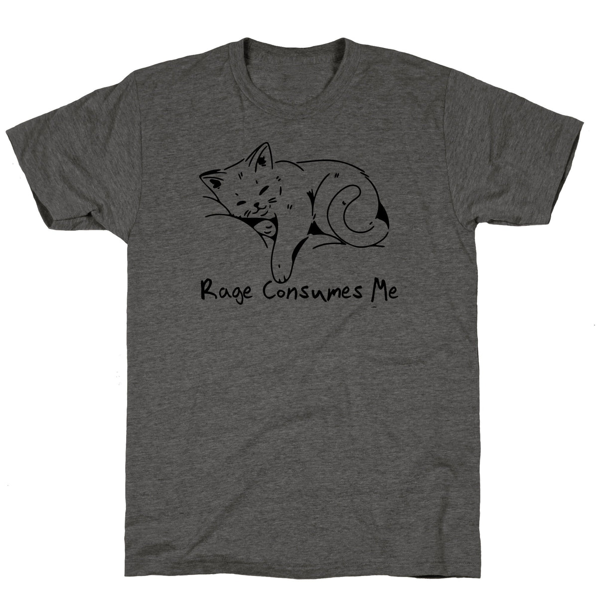 Rage Consumes Me Kitten Unisex Triblend Tee