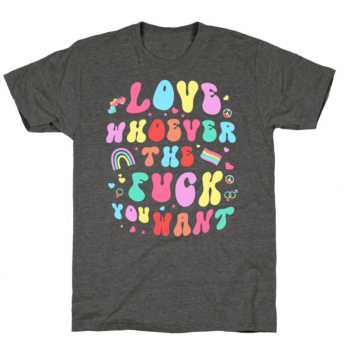 Love Whoever The F You Want Unisex Triblend Tee