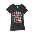 Love Whoever The F You Want Womens Triblend Tee