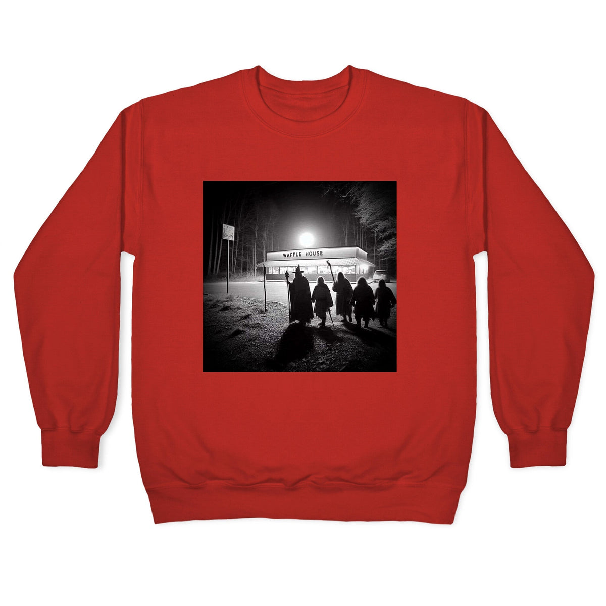 Fellowship Of The Waffle House Crewneck