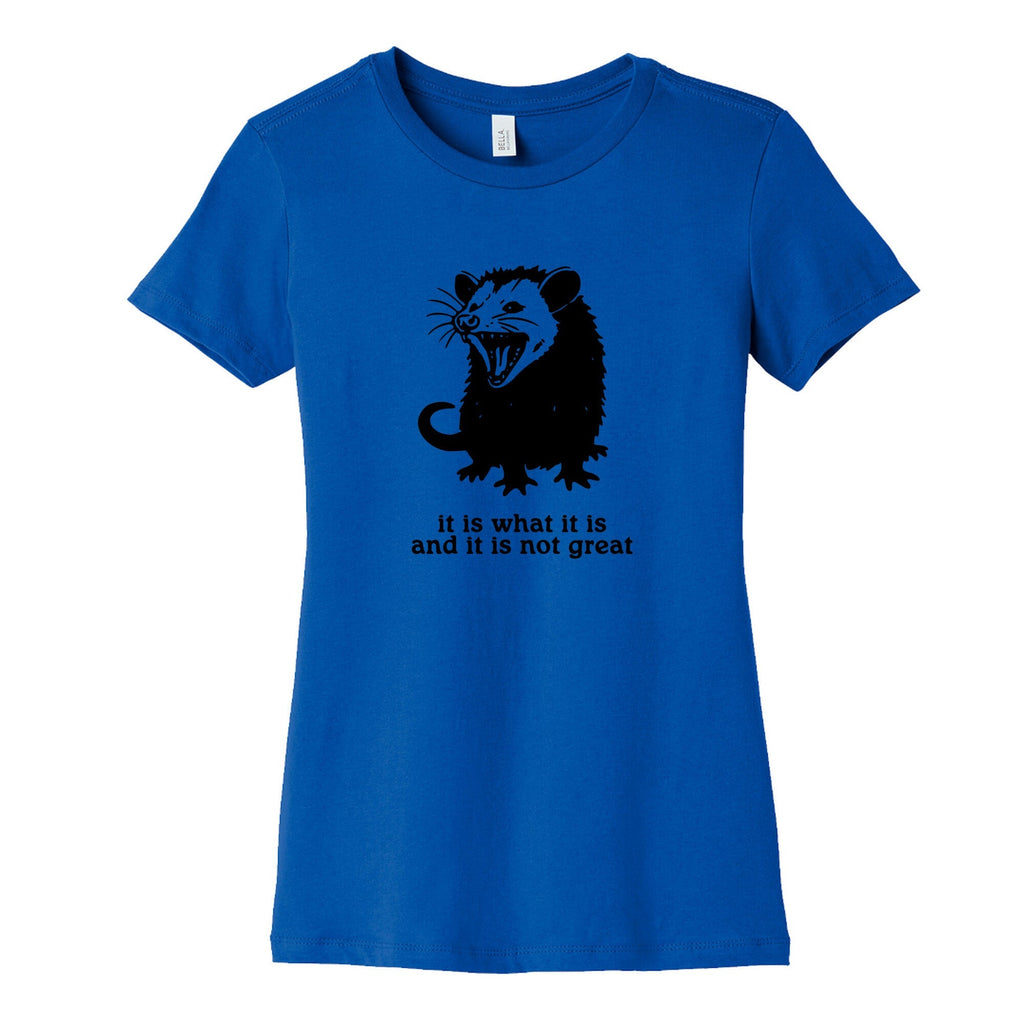 It Is What It Is Womens Cotton Tee