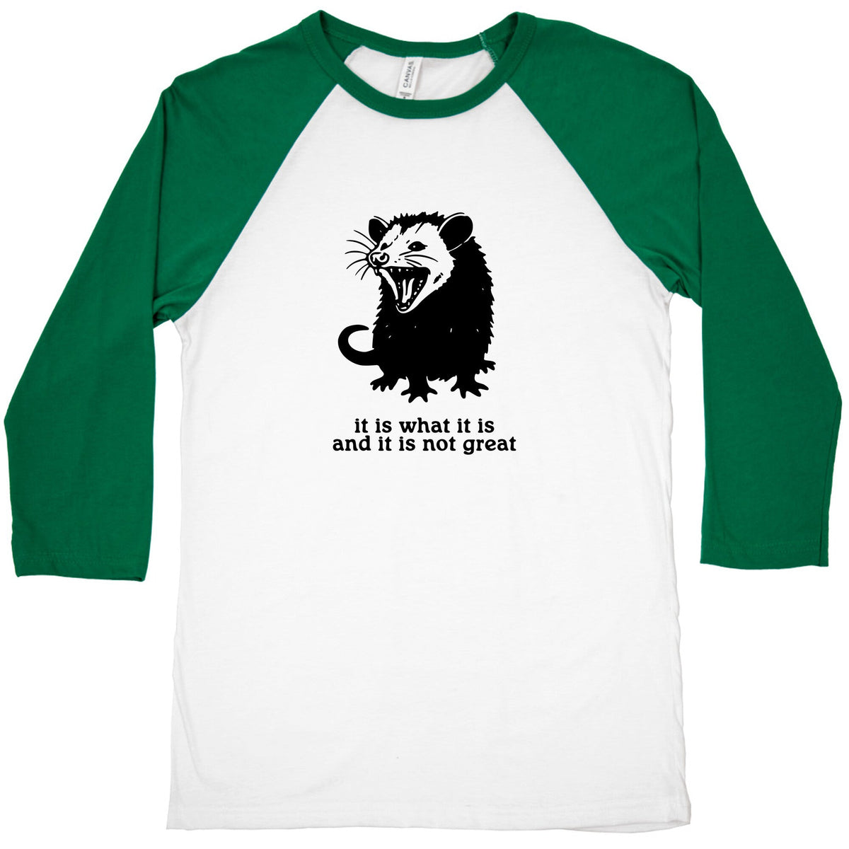 It Is What It Is Baseball Tee