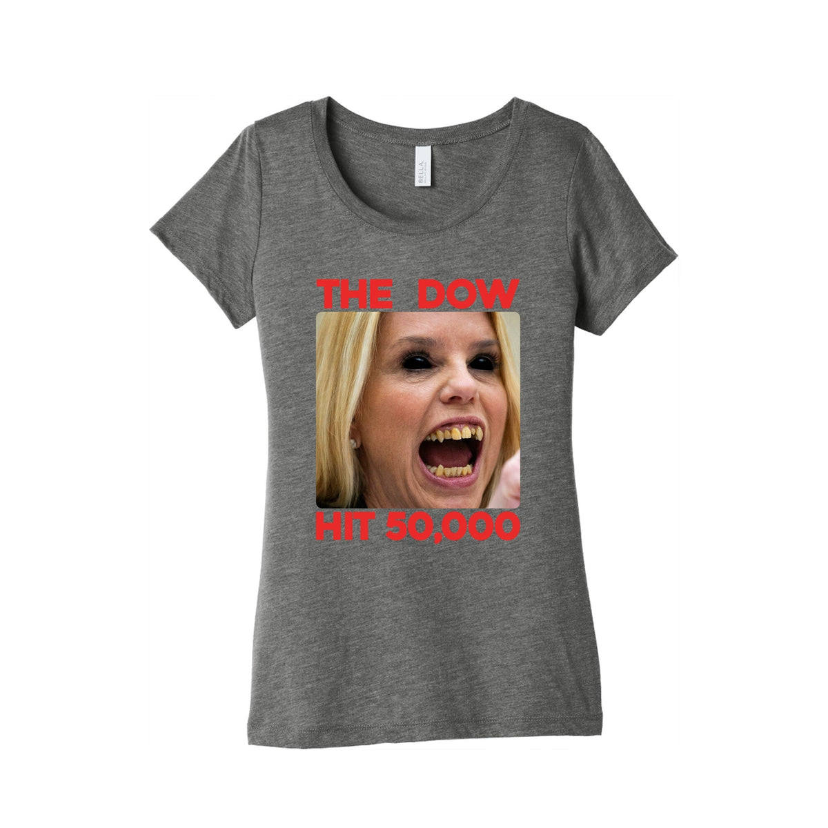 Bondi The DOW Hit 50,000 Womens Triblend Tee