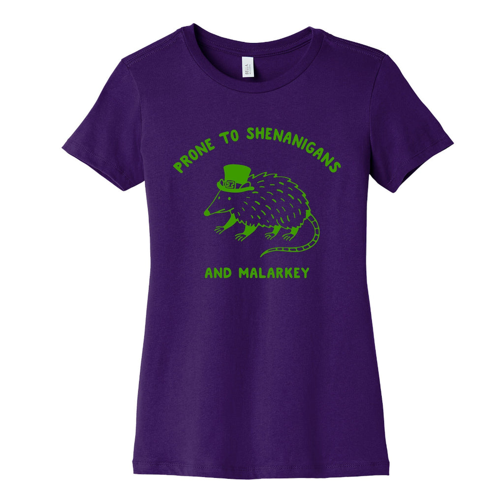 Shenanigans And Malarkey Womens Cotton Tee
