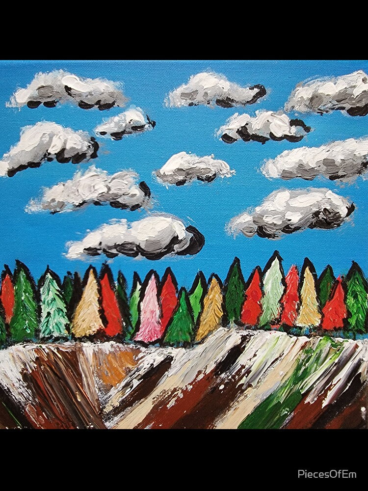 Holiday Tree Forest by PiecesOfEm
