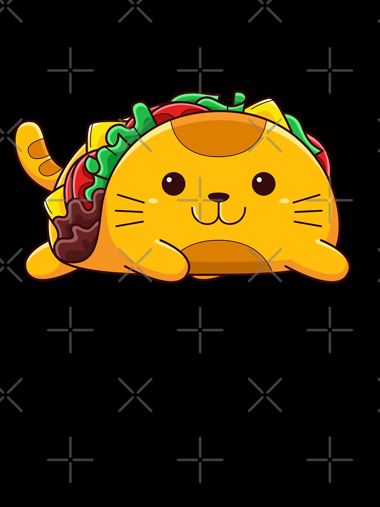 Yummy Kawaii Cat Taco by PosterpartyCo