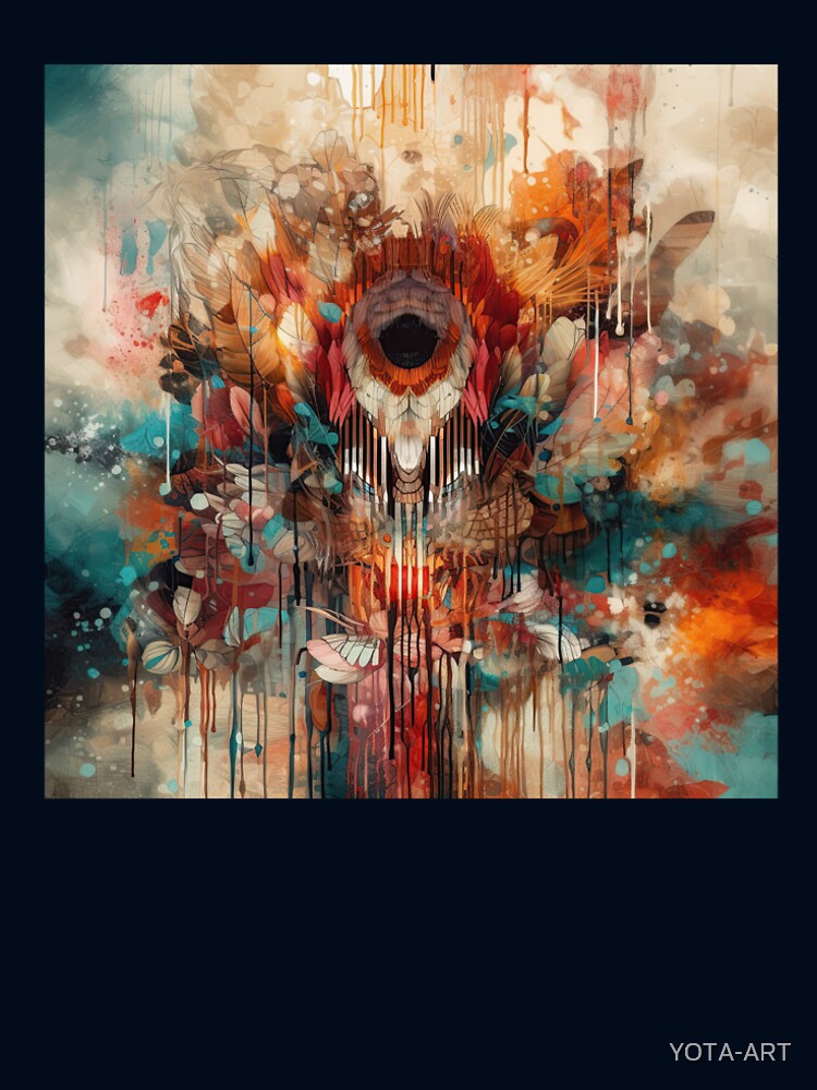 Modern Boho Art. Mesmerising Bohemian Art Painting. 4 by YOTA-ART