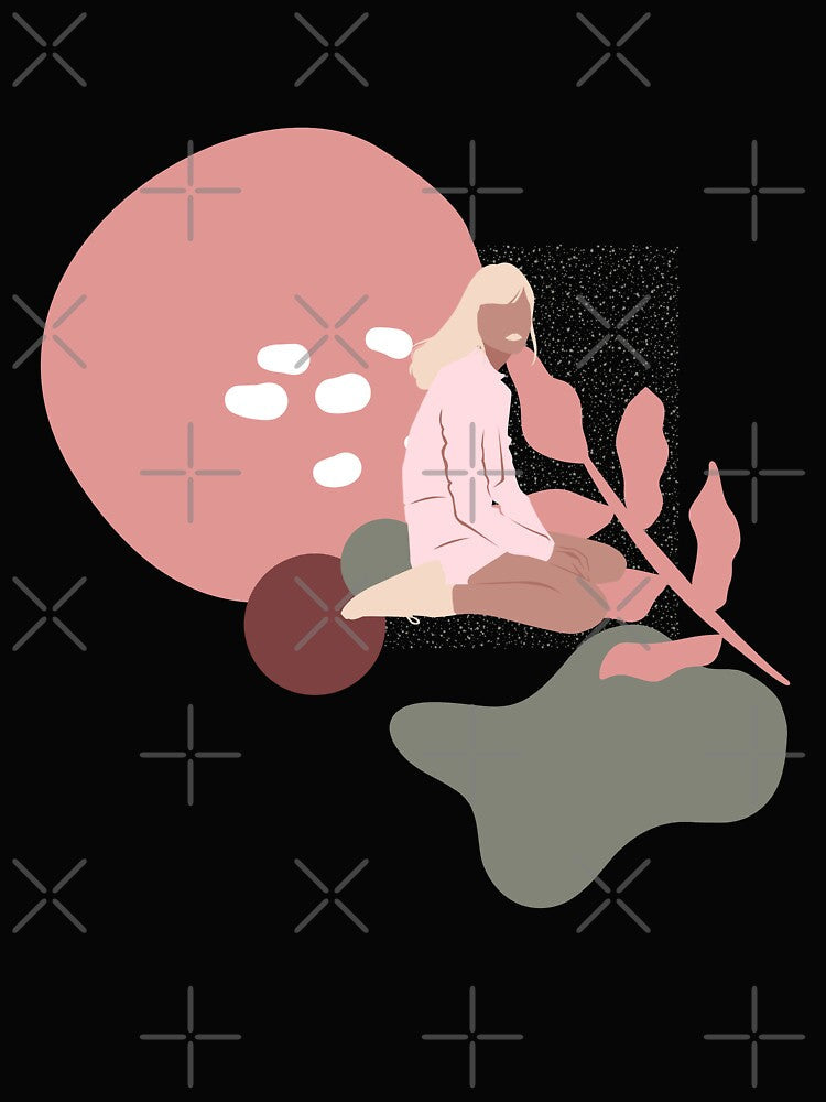 Boho Girl Nature light pink by BeeMeCreative