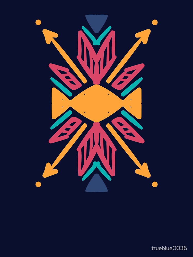 Western Boho Abstract print by trueblue0036