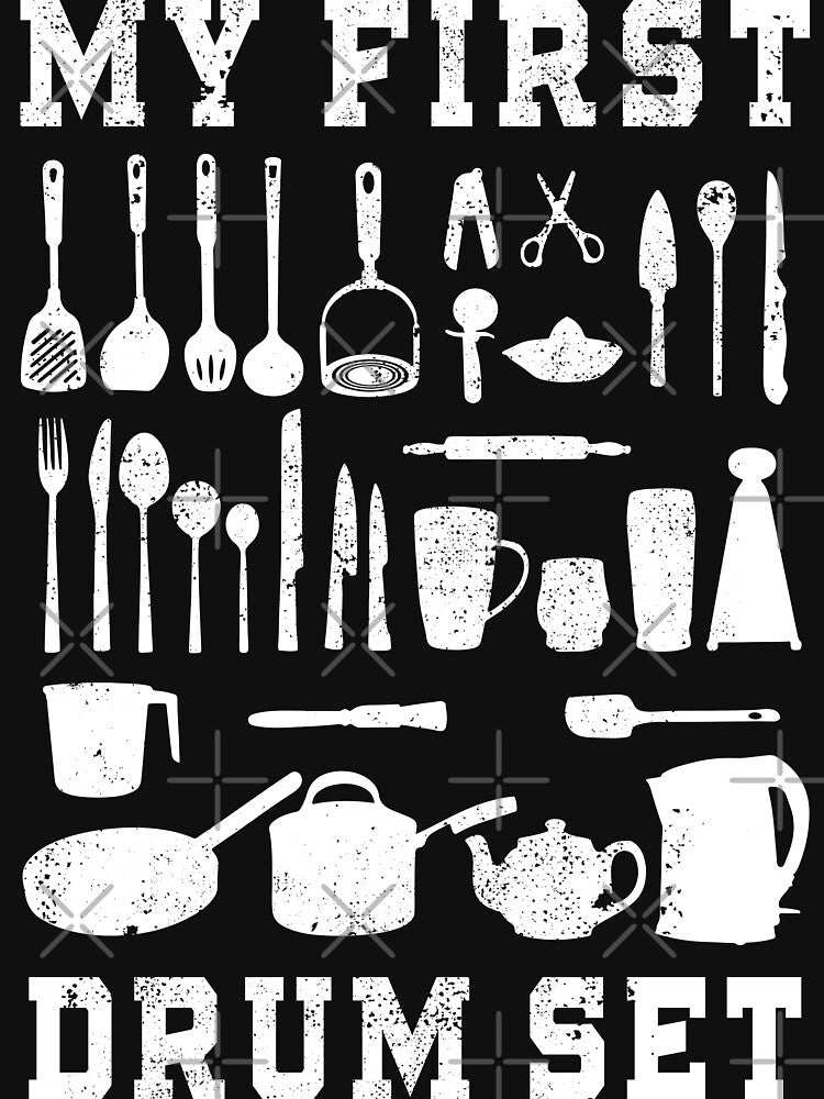 Drummer T-Shirt - My First Drum Set by Bunkis1st