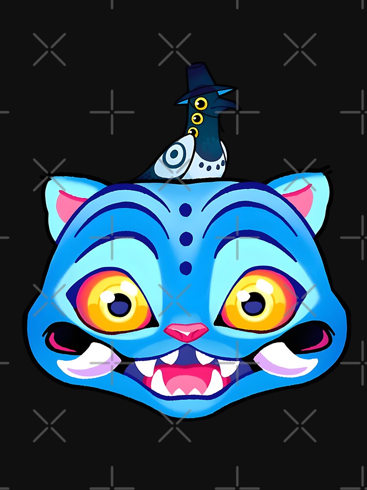 KPOP Demon Hunters Cat and Its Companion– Vibrant Fantasy Art, Trendy 2025 Kpop Design by DemonSlayKpop