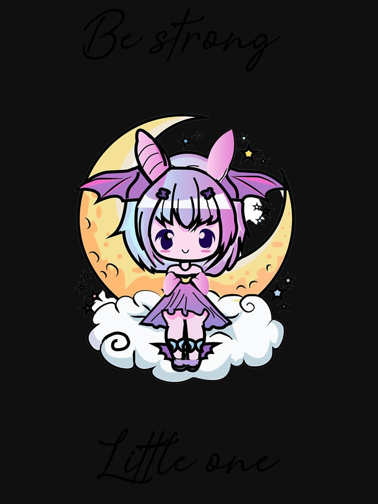 creepy kawaii sticker with a quote by Zakaria-4