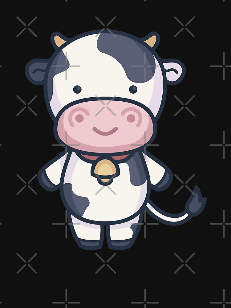 Vacas Kawaii White by Coder-T