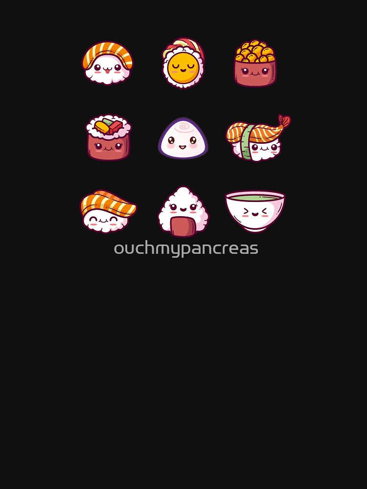 kawaii sushi by ouchmypancreas