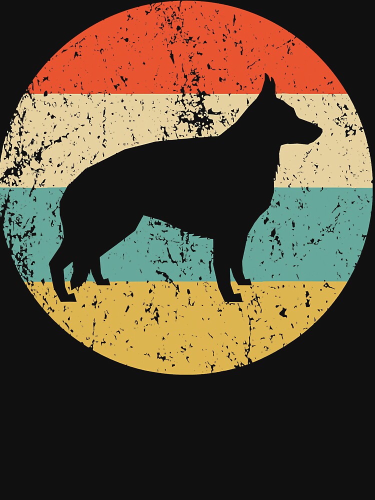 German Shepherd - Retro German Shepherd Dog by JohnnyBench73