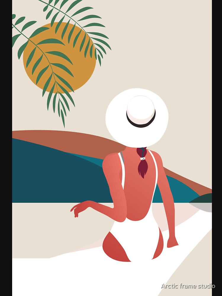 Boho woman poster by Arctic frame studio