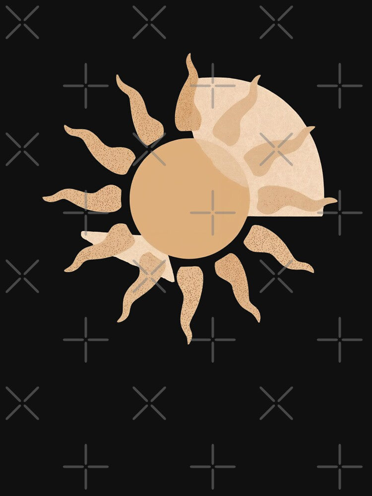 Sand Sunburst Minimalist Design by Erik Visnievskij