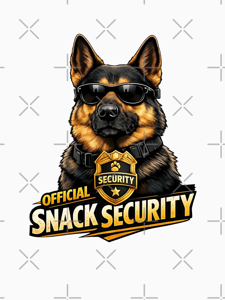 Official Snack Security German Shepherd by PawTheory