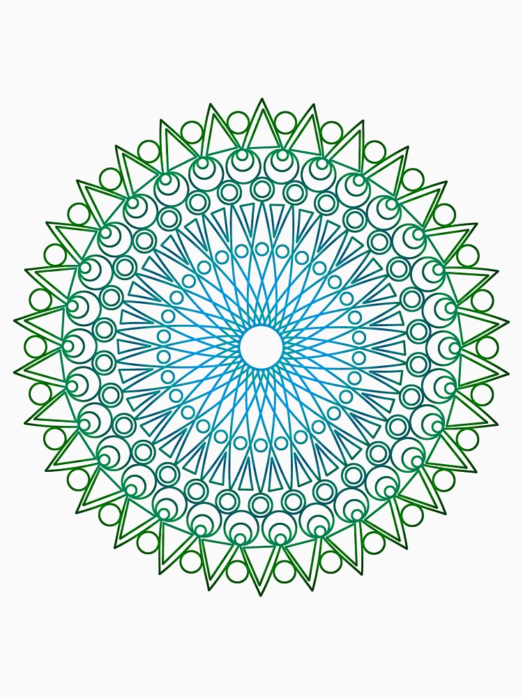 Green mandala by adiosmillet
