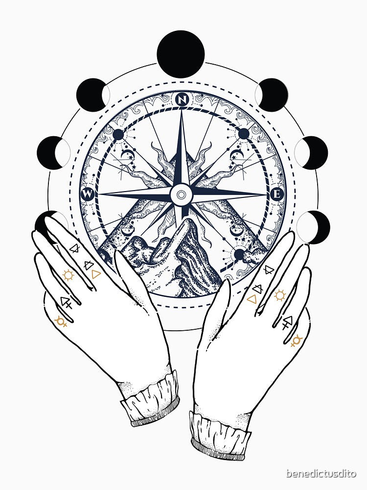 Boho Navigator Hand by benedictusdito