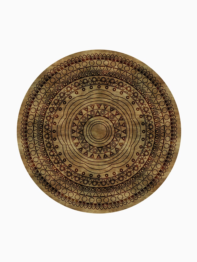 Wood burn mandala by adiosmillet
