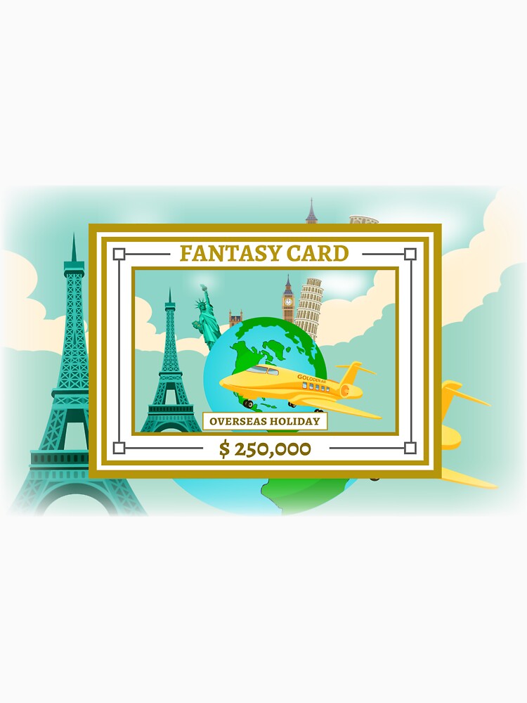 Overseas Holiday Fantasy Card by OutrageousTM