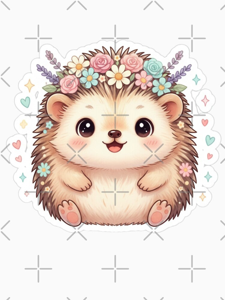 Flower hedgehog by SimonsDesignArt