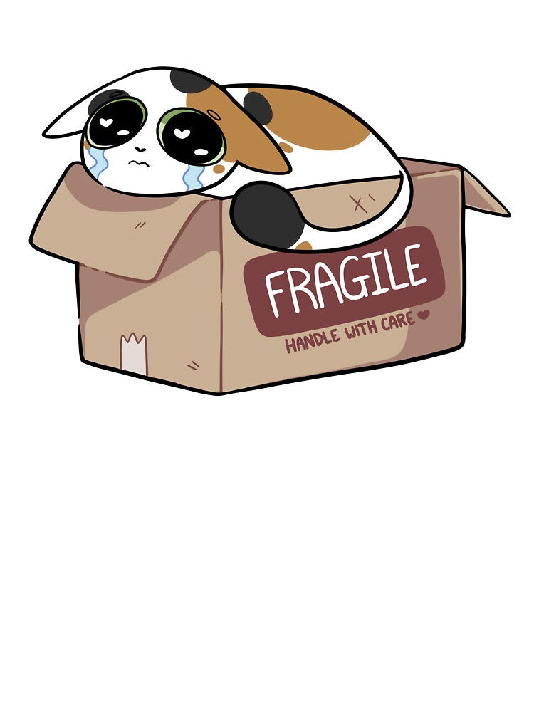 Fragile Handle with Care! (calico cat) by sarakayy