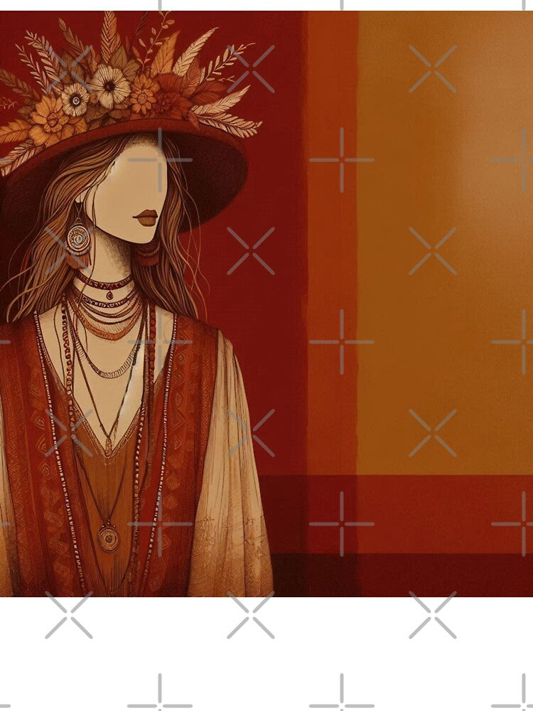 Boho minimalist styled art by 3IN1digiart