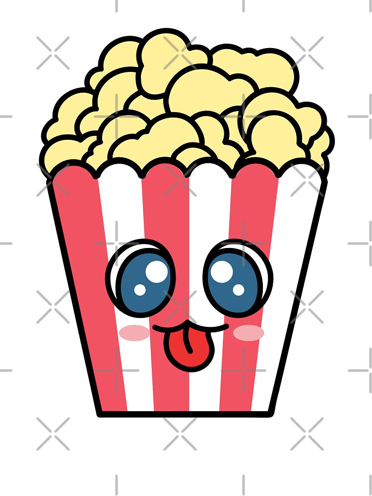 kawaii popcorn by Raymi03
