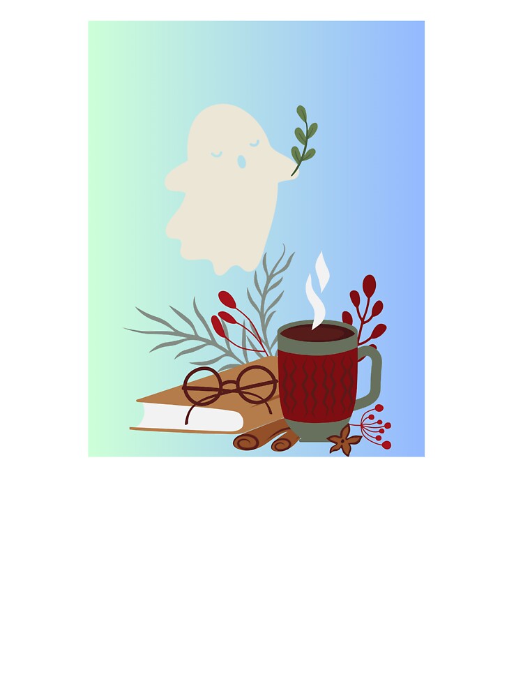 Winter Holiday Ghost Friend - Cozy Winter Ghost by AlteredNature