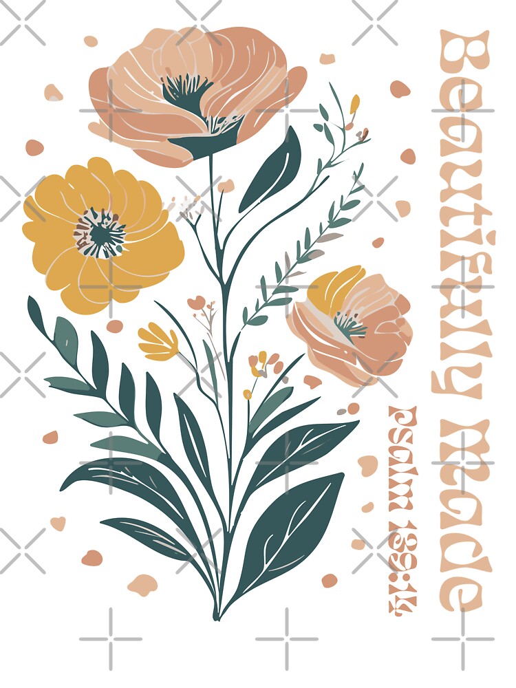 Boho Christian Beautifully Made Psalm by SaltCreatives
