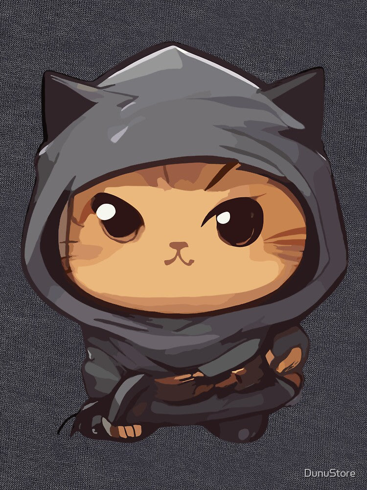 cute kawaii Ninja Cat by DunuStore