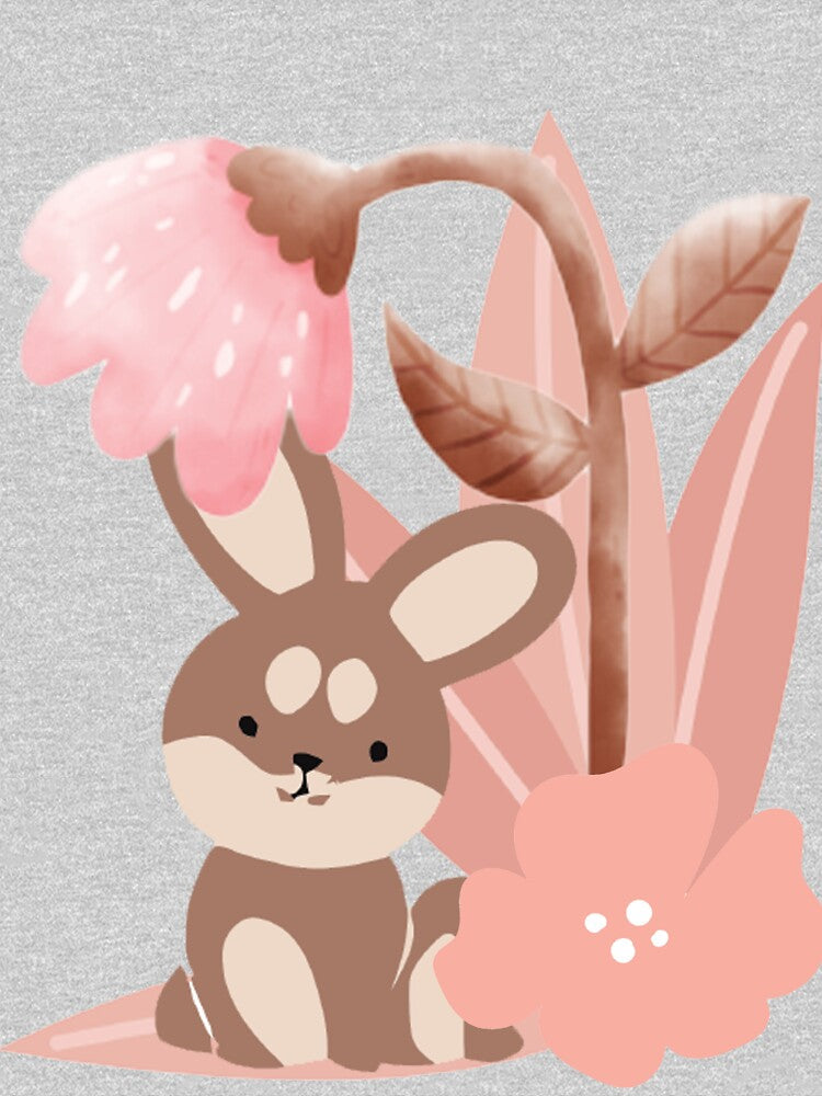 Boho Garden and Rabbit by Vachala